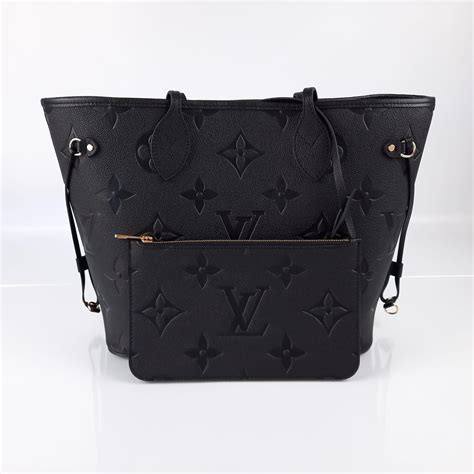 black embossed louis vuitton|louis vuitton black embossed neverfull.